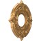 Ekena Millwork Attica PVC Ceiling Medallion (Fits Canopies up to 4 1/8"), Brght Coat Gold, 10"OD x 3 1/2"ID x 3/4"P CMP10ATBGL - alternate 3